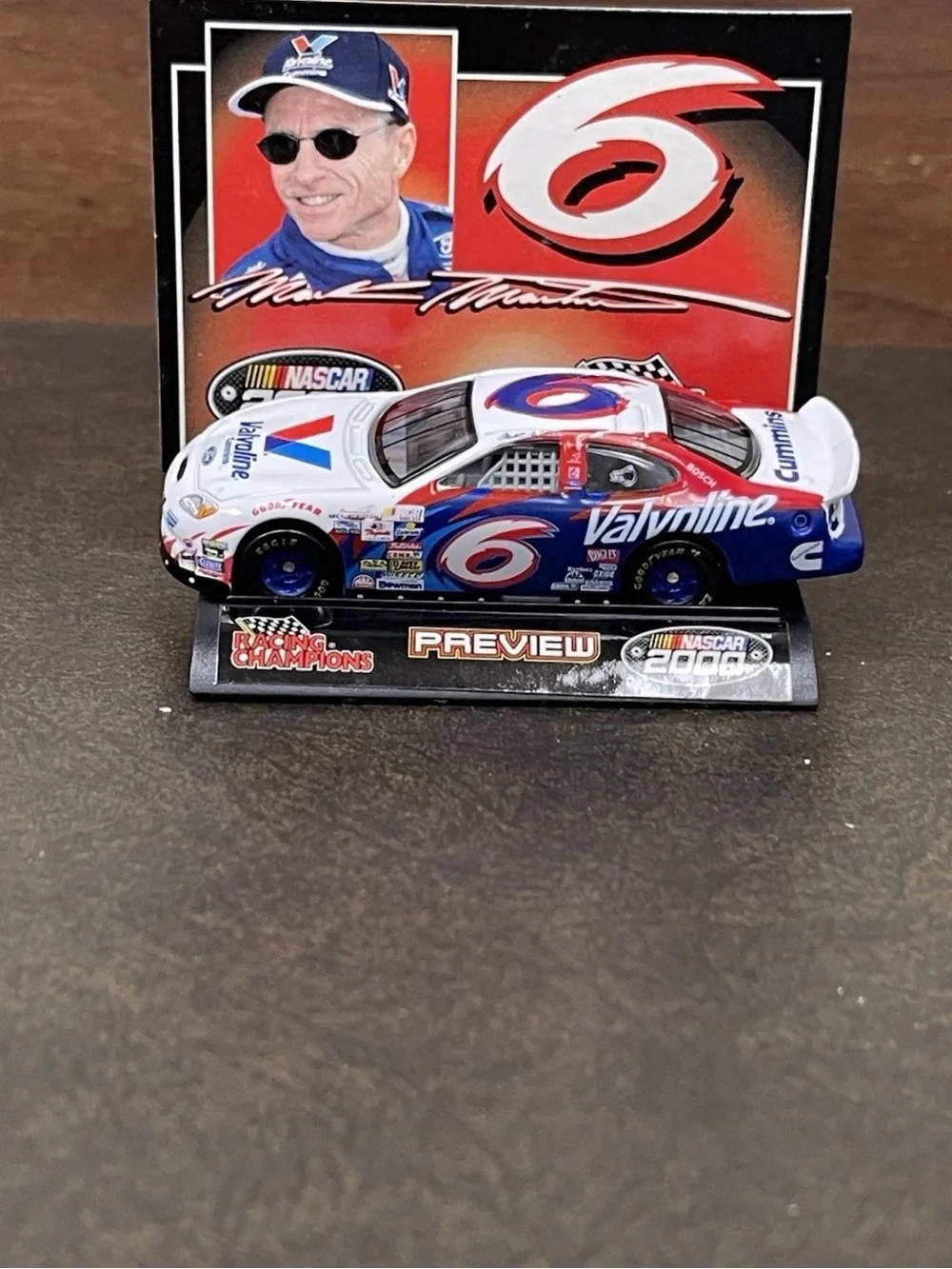 Racing Champions Nascar 2000 Mark Martin White Top #6 Valvoline Ford Taurus 1:64